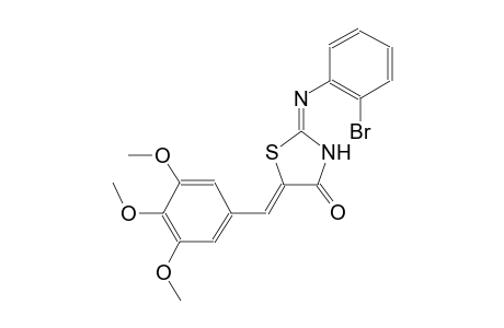 (2E,5Z)-2-[(2-bromophenyl)imino]-5-(3,4,5-trimethoxybenzylidene)-1,3-thiazolidin-4-one