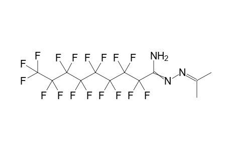 N'-(1-methylethylidene)heptadecafluorooctylcarboxamidrazone
