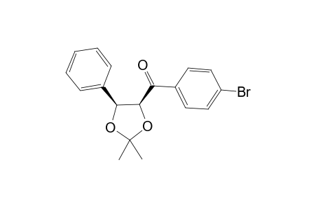 cis-4-(p-Bromobenzoyl)-5-phenyl-2,2-dimethyl-1,3-dioxolane