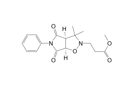 2H-Pyrrolo[3,4-d]isoxazole-2-propanoic acid, hexahydro-3,3-dimethyl-4,6-dioxo-5-phenyl-, methyl ester, cis-