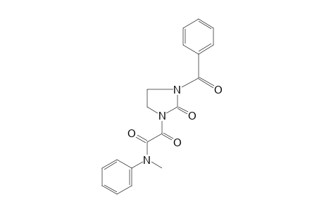 3-BENZOYL-N-METHYL-2-OXO-1-IMIDAZOLIDINEGLYOXYLANILIDE