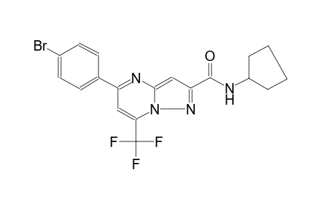5-(4-bromophenyl)-N-cyclopentyl-7-(trifluoromethyl)pyrazolo[1,5-a]pyrimidine-2-carboxamide