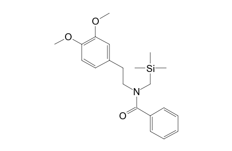 N-[2-(3,4-DIMETHOXYPHENYL)-ETH-1-YL]-N-[(TRIMETHYLSILYL)-METHYL]-BENZAMIDE