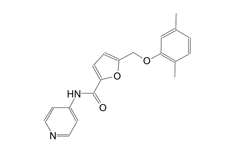 5-[(2,5-dimethylphenoxy)methyl]-N-(4-pyridinyl)-2-furamide