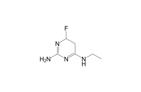 2-Amino-4-ethylamino-6-fluoro-5,6-dihydropyrimidine