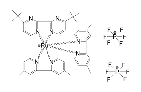 BIS-(4,4'-DIMETHYL-2,2'-BIPYRIDINE)-[4,4'-DI-(TERT.-BUTYL)-2,2'-BIPYRIMIDINE]-RUTHENIUM-(II)-BIS-(HEXAFLUOROPHOSPHATE)