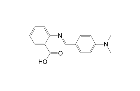 2-(((E)-[4-(Dimethylamino)phenyl]methylidene)amino)benzoic acid