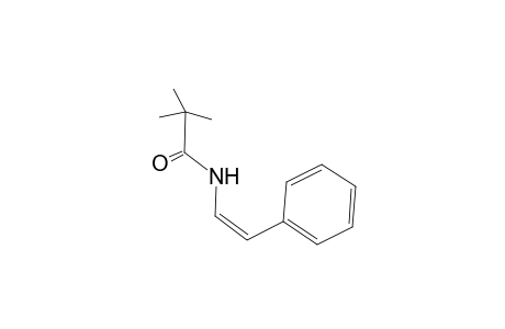 N-[(Z)-2-Phenyl-1-ethenyl]-2,2-dimethylpropanamide