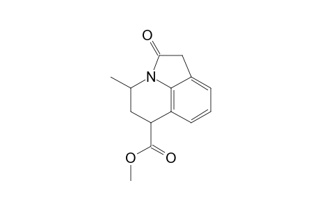 Methyl 4-methyl-2-oxo-1,2,5,6-tetrahydro-4H-pyrrolo[3,2,1-ij]quinoline-6-carboxylate