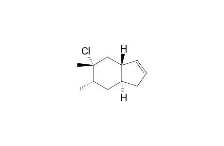 (1S,3S,4R,6S)-3,4-Dimethyl-4-chlorobicyclo[4.3.0]non-7-ene