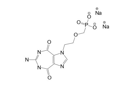 6-AMINO-4,5-DIHYDRO-8H-1-(2-DISODIOPHOSPHONYLMETHOXYETHYL)-IMIDAZO-[4,5-E]-[1,3]-DIAZEPINE-4,8-DIONE