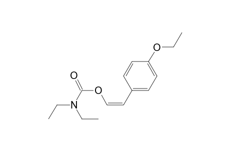 (Z)-2-(p-Ethoxyphenyl)vinyl N,N-diethylcarbamate