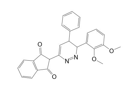 2-[3-(2,3-dimethoxyphenyl)-4-phenyl-3,4-dihydropyridazin-6-yl]indane-1,3-dione