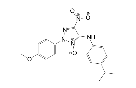 N-(4-isopropylphenyl)-2-(4-methoxyphenyl)-5-nitro-2H-1,2,3-triazol-4-amine 3-oxide