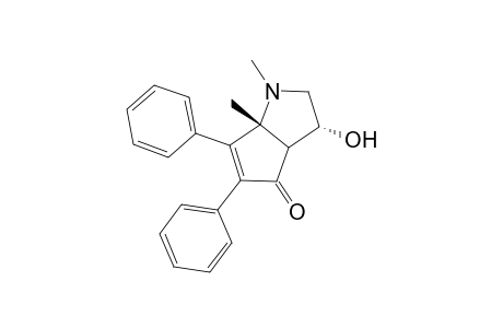 6-Hydroxy-1,8-dimethyl-2,3-diphenyl-8-azabicyclo[3.3.0]oct-2-en-4-one