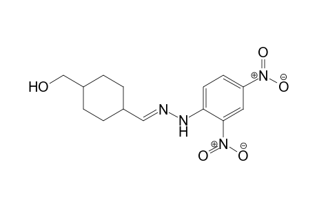 Cyclohexanecarboxaldehyde, 4-(hydroxymethyl)-, 2-(2,4-dinitrophenyl)hydrazone