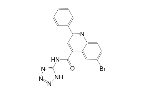 6-bromo-2-phenyl-N-(1H-tetraazol-5-yl)-4-quinolinecarboxamide