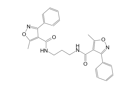 5-methyl-N-(3-{[(5-methyl-3-phenyl-4-isoxazolyl)carbonyl]amino}propyl)-3-phenyl-4-isoxazolecarboxamide