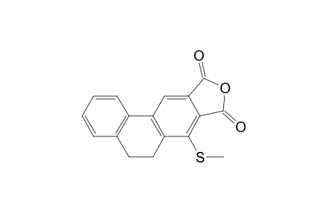 Phenanthro[2,3-c]furan-8,10-dione, 5,6-dihydro-7-(methylthio)-