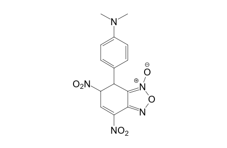 4,5-dihydro-4-[p-(dimethylamino)phenyl]-5,7-dinitrobenzofurazan, 3-oxide