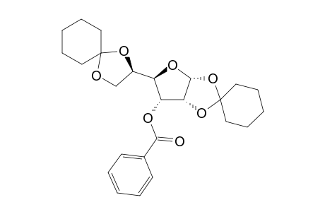 (-)-3-Deoxy-1,2:5,6-di-O-cyclohexylidene-.alpha.,D-glucofuranose-3-yl benzoate
