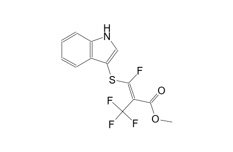 methyl (2Z)-3-fluoro-3-(1H-indol-3-ylsulfanyl)-2-(trifluoromethyl)-2-propenoate