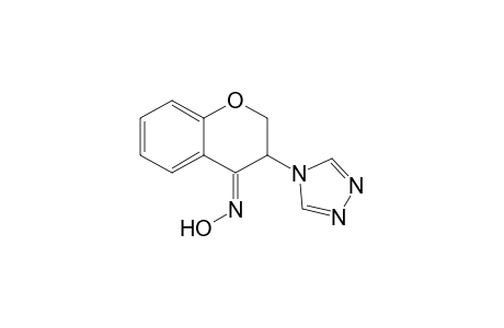 (E)-2,3-Dihydro-3-(4H-1,2,4-triazol-4-yl)-4H-1-benzopyran-4-one oxime