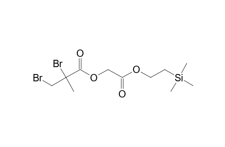 2,3-Dibromo-2-methylpropionic acid, 2-trimethylsilylethoxycarbonylmethyl ester