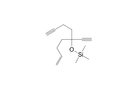 5-(Ethynyl)-5-[(trimethylsilyl)oxy]non-1-en-8-yne