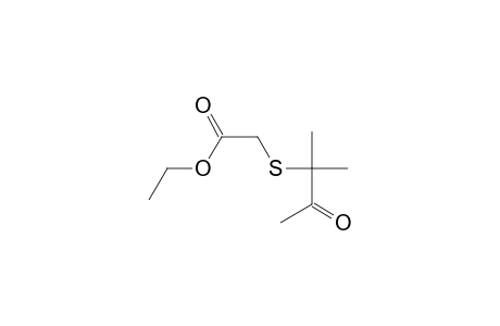 Ethyl 4,4-dimethyl-5-oxo-3-thiahexanoate