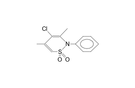 3-Chloro-2,4-dimethyl-N-phenyl-1,3-butadiene-1,4-sultame