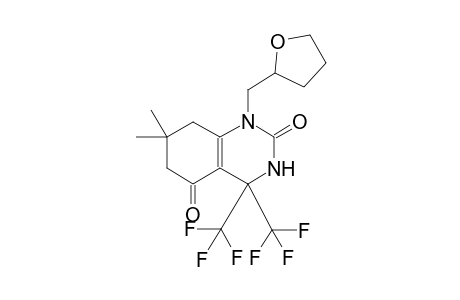 2,5(1H,3H)-Quinazolinedione, 4,6,7,8-tetrahydro-7,7-dimethyl-1-[(tetrahydro-2-furanyl)methyl]-4,4-bis(trifluoromethyl)-