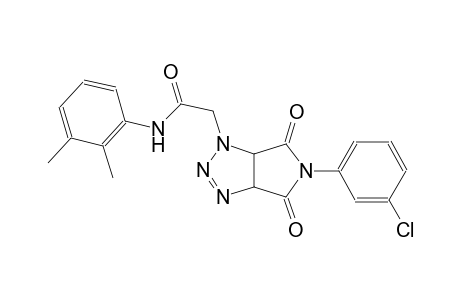 2-(5-(3-chlorophenyl)-4,6-dioxo-4,5,6,6a-tetrahydropyrrolo[3,4-d][1,2,3]triazol-1(3aH)-yl)-N-(2,3-dimethylphenyl)acetamide