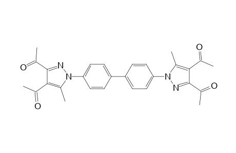 1,1'-(Biphenyl-4,4'-diyl)bis(3,4-diacetyl-5-methyl-1H-pyrazole)