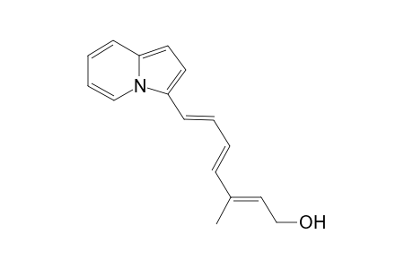 (2E,4E,6E)-7-(Indolizin-3-yl)-3-methylhepta-2,4,6-trien-1-ol