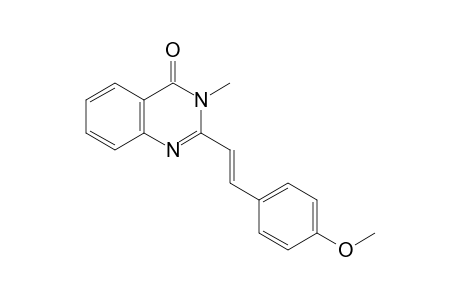 2-[(E)-2-(4-Methoxyphenyl)ethenyl]-3-methyl-4(3H)-quinazolinone