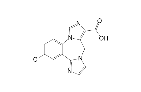 6-Chloroimidazo[1,5-a]imidazo[2,3-d]benzo[f]diazepine-12-carboxylic acid