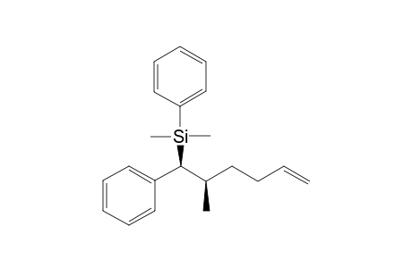 Dimethyl-((1S,2R)-2-methyl-1-phenyl-hex-5-enyl)-phenyl-silane