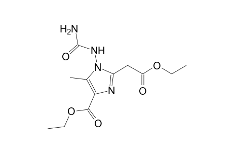 Ethyl 1-[(aminocarbonyl)amino]-2-(2-ethoxy-2-oxoethyl)-5-methyl-1H-imidazole-4-carboxylate