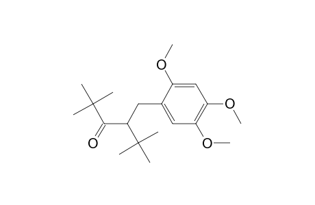 3-Hexanone, 2,2,5,5-tetramethyl-4-[(2,4,5-trimethoxyphenyl)methyl]-