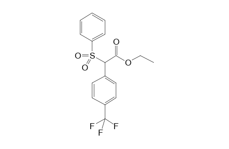 Benzenesulfonyl(4-trifluoromethylphenyl)acetic acid, ethyl ester