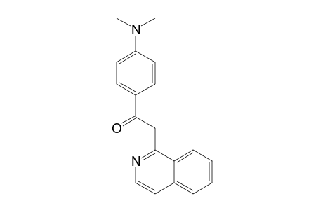 1-(4-dimethylaminophenyl)-2-isoquinolin-1-ylethanone