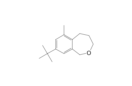8-(t-Butyl)-1,3,4,5,-tetrahydro-6-methyl-2-benzoxepine