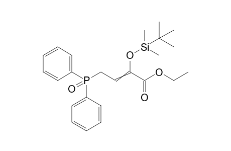 Methyl 2-{[(1,1-dimethylethyl)dimethylsilyl]oxy}-4-(diphenylphosphinyl)-2-butenoate