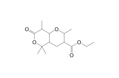 Ethyl hexahydro-2,5,5,8-tetramethyl-7-oxo-2H,5H-pyrano[4,3-b]pyran-3-carboxylate