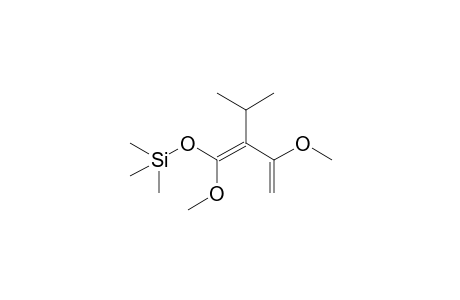 2-Isopropyl-1,3-dimethoxy-1-[(trimethylsilyl)oxy]buta-1,3-diene-