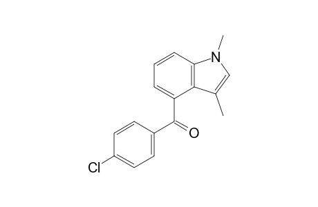 (4-chlorophenyl)-(1,3-dimethyl-4-indolyl)methanone