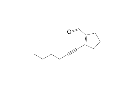 2-[1'-Hexynyl]-1-cyclopentene-1-carboxaldehyde
