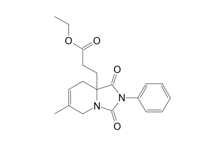 ETHYL-3-[6-METHYL-1,3-DIOXO-2-PHENYL-2,3,5,8-TETRAHYDROIMIDAZO-[1,5-A]-PYRIDIN-8A(1H)-YL]-PROPANOATE