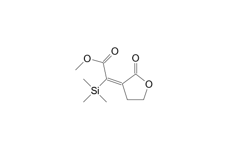 (E)-2-[(Methoxycarbonyl)(trimethylsilyl)methylidene]-.gamma.-butyrolactone